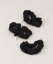 U by SPICK&SPAN 【heyep/ヘイップ】 Silk Small Scrunchie (3SET) ユーバイスピックアンドスパン ヘアアクセサリー...