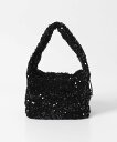 【SALE/50%OFF】URBAN RESEARCH ROSSO 2WAYグリッターバッグ アーバンリサーチロッソ バッグ ハンドバッグ シルバー ブラック【...