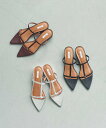 【SALE/30%OFF】DOUX ARCHIVES ナローストラップミュールサンダル ドゥアルシーヴ シューズ・靴 サンダル シルバー ブラウン ブラック【送...