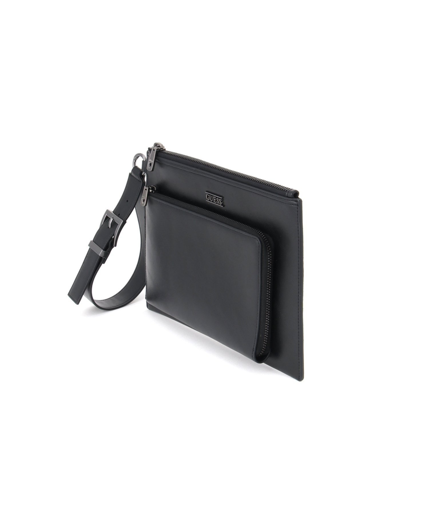 GUESS クラッチバッグ (M)BOSTON Clutch L ゲス バッグ クラッチバッグ ブラック