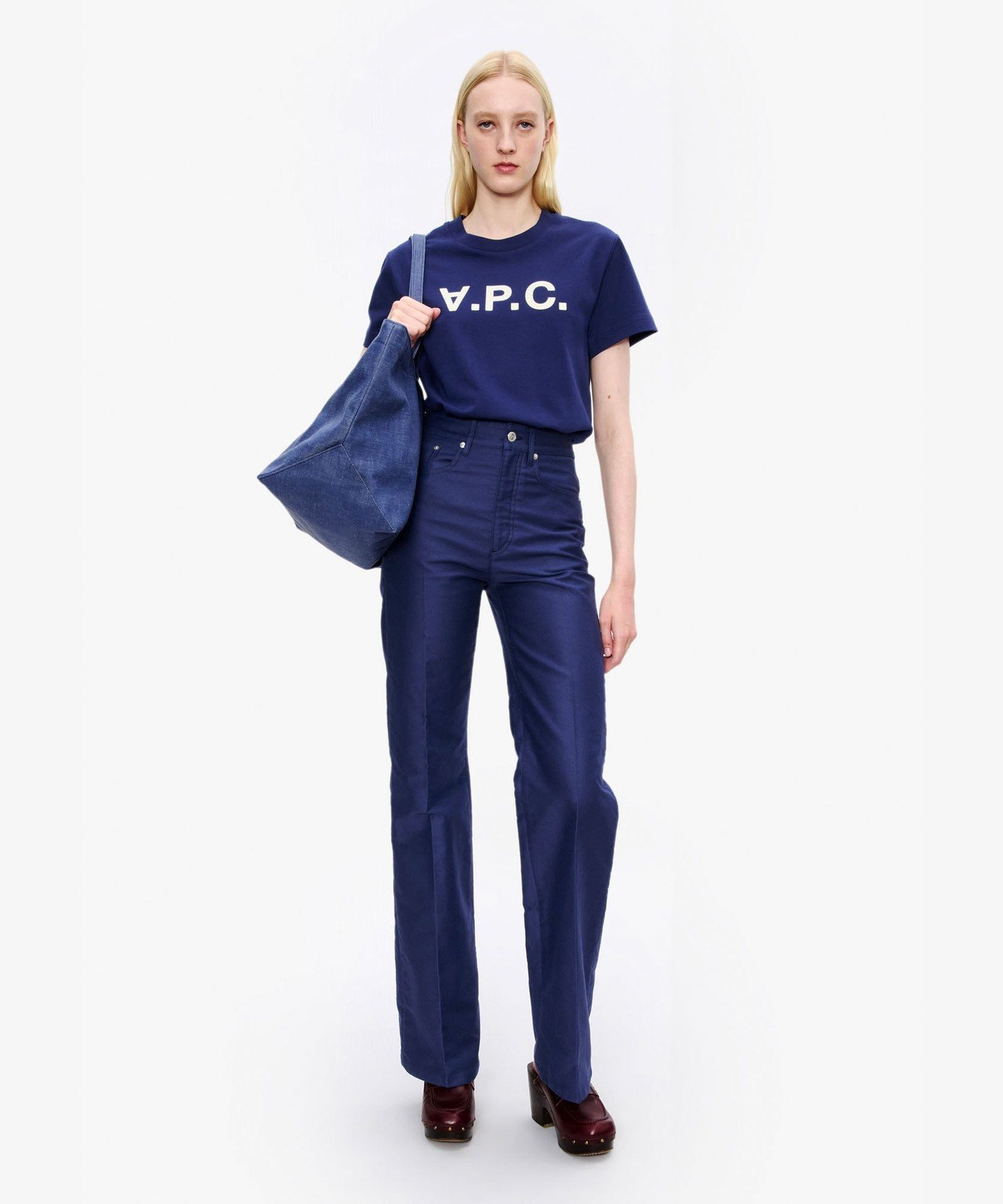A.P.C. Standard Grand VPC Tシャツ アー・ぺー・セー トップス カットソー・Tシャツ ブルー【送料無料】