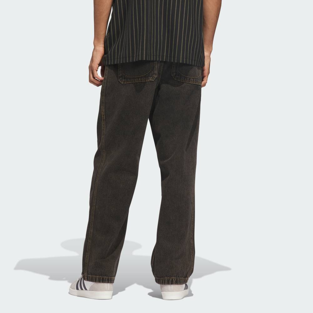 【公式】アディダス adidas 返品可 スケートボーディング x KADER アシッドウォッシュ パンツ アディダス パンツ その他のパンツ ブラウン