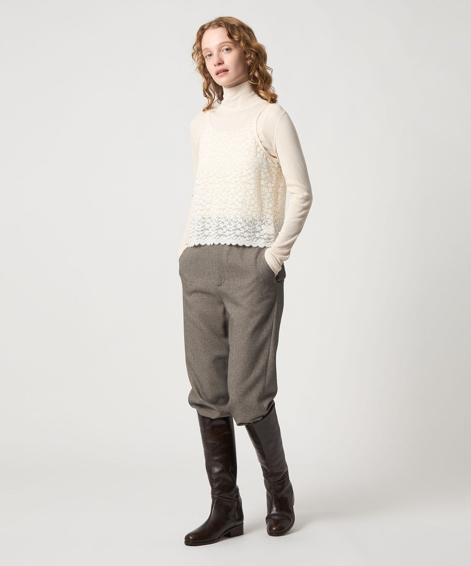 Steven Alan ＜Steven Alan＞ストレート パンツ ユナイテッドアローズ アウトレット パンツ その他のパンツ ベージュ ブラック