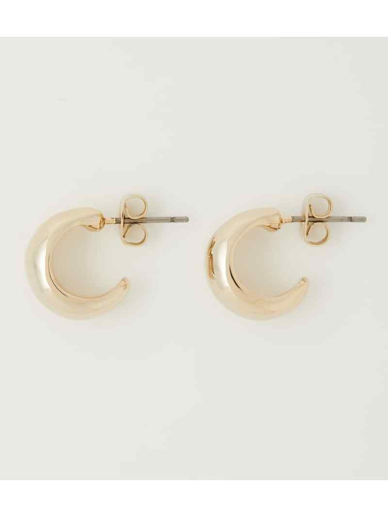 【SALE／50%OFF】AZUL BY MOUSSY MINI HOOP EARRINGS アズールバイマウジー アクセサリー・腕時計 その他のアクセサリー・腕時計 ブラック ゴールド