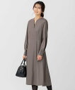 23区 結婚式ワンピース 【SALE／30%OFF】23区 ウールジョーゼット フィットアンドフレア ワンピース ニジュウサンク ワンピース・ドレス ワンピース ブラウン グレー ネイビー【送料無料】