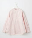 ユナイテッドアローズ 【SALE／40%OFF】Steven Alan ＜Steven Alan＞ G/DYE POPLIN BAND COLLAR SHIRT -LOOSE/シャツ ユナイテッドアローズ アウトレット トップス シャツ・ブラウス ピンク ホワイト パープル【送料無料】