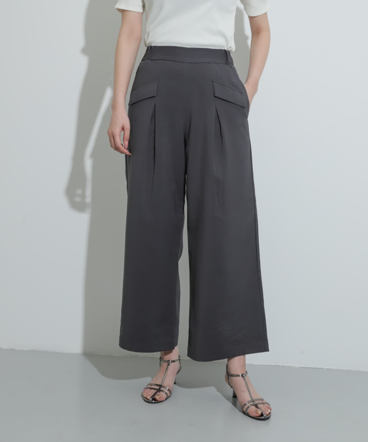 【SALE／50%OFF】SENSE OF PLACE フラップポケットワイドパンツ センス オブ プレイス パンツ その他の..