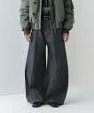 HARE 3ディメンションデニムパンツ ハレ トップス その他のトップス ブルー ブラック グレー【送料無料】