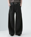 HARE 3ディメンションデニムパンツ ハレ トップス その他のトップス ブルー ブラック グレー【送料無料】
