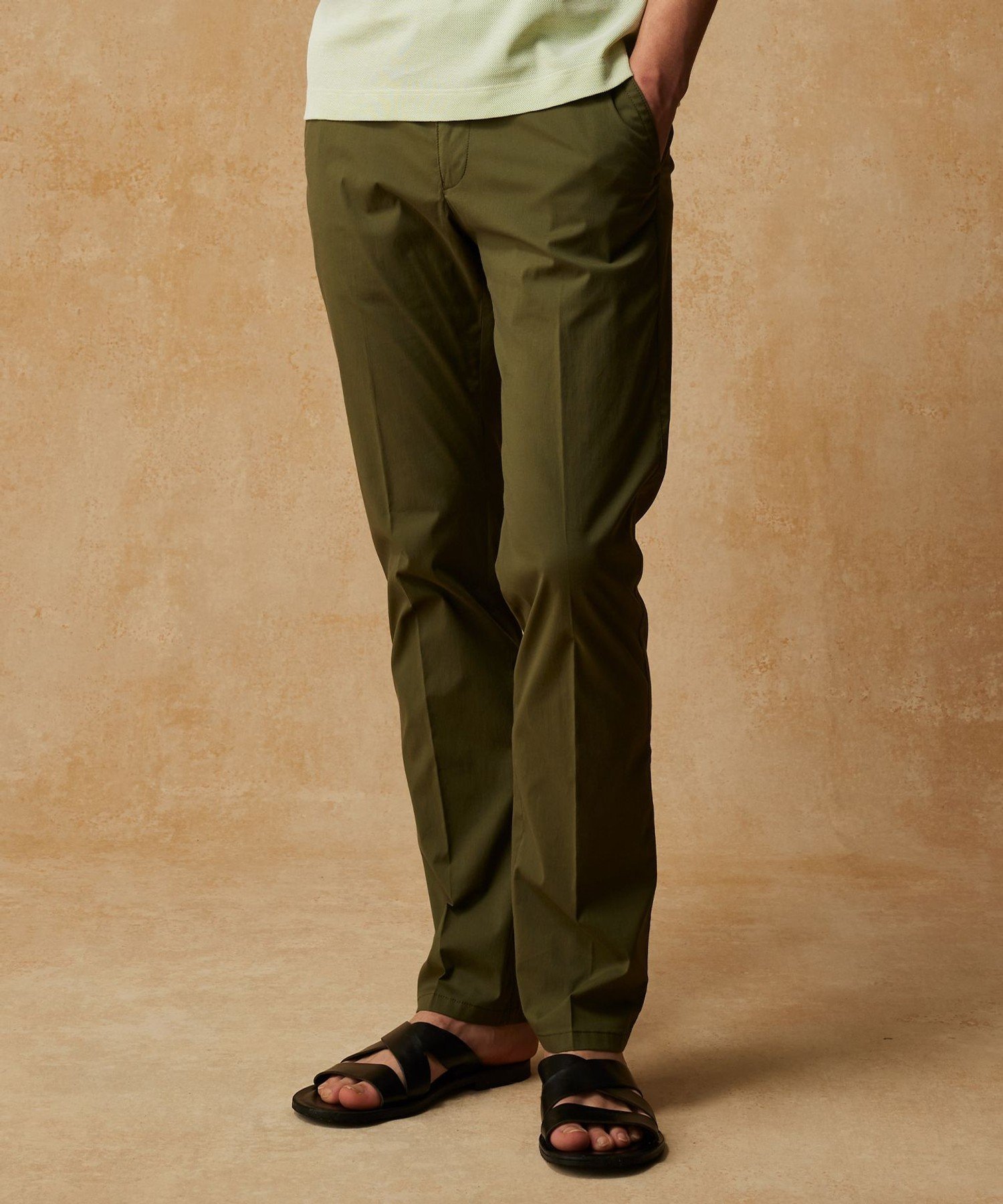 JOSEPH ABBOUD 【ウエストも伸びる!/ストレッチ/軽量/Eco撥水】マイクロピケストレッチ パンツ ジョセフアブード パンツ その他のパンツ ネイビー カーキグリーン ブルー ブラック グレー ブラウン【送料無料】