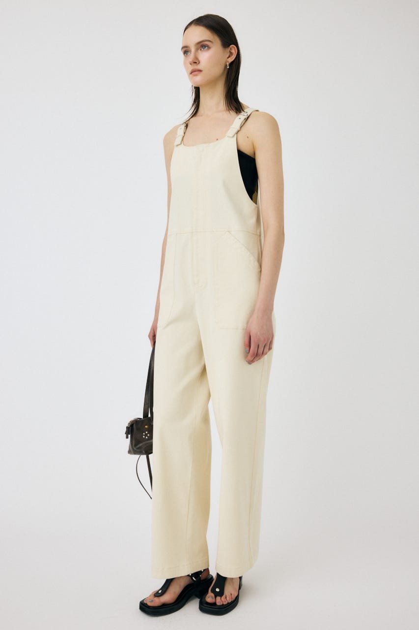 MOUSSY BELT SUSPENDER オーバーオール マウジー オールインワン・オーバーオール オールインワン・つなぎ ブラック ホワイト【送料無料】