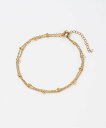 【SALE/20%OFF】urbanfemine. urbanfemine./(W)ステンレス ボールデザイン2連アンクレット ミニョントレフル ルームヨンマル...