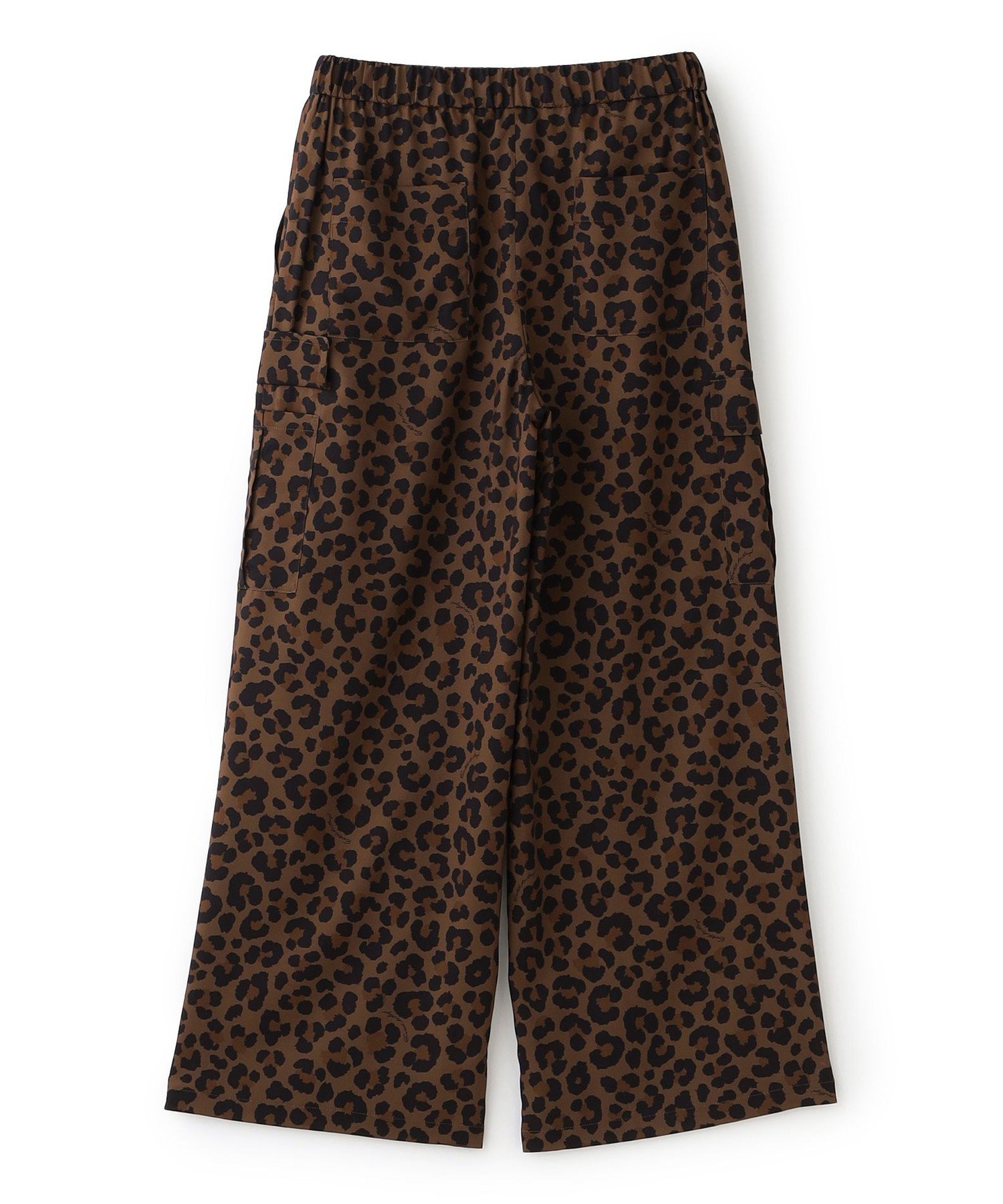 【SALE／50%OFF】EVEX by KRIZIA 【L】【マシンウォッシャブル】レオパードプリントカーゴパンツ サンヨー エルサイズ パンツ その他のパンツ ブラウン【送料無料】