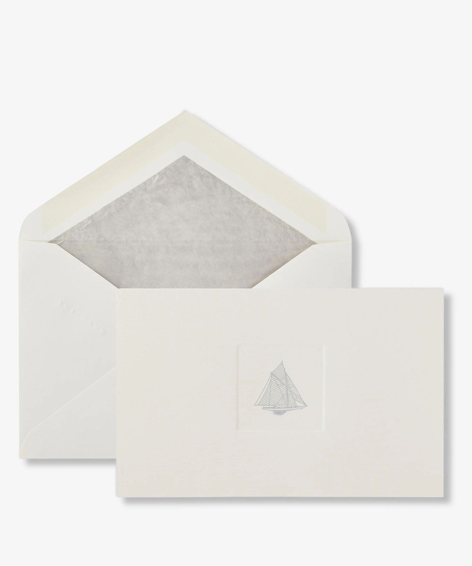 SMYTHSON Lg Icon Boat 10 Card Set スマイソン インテリア・生活雑貨 オブジェ・置物・アート ホワイ..