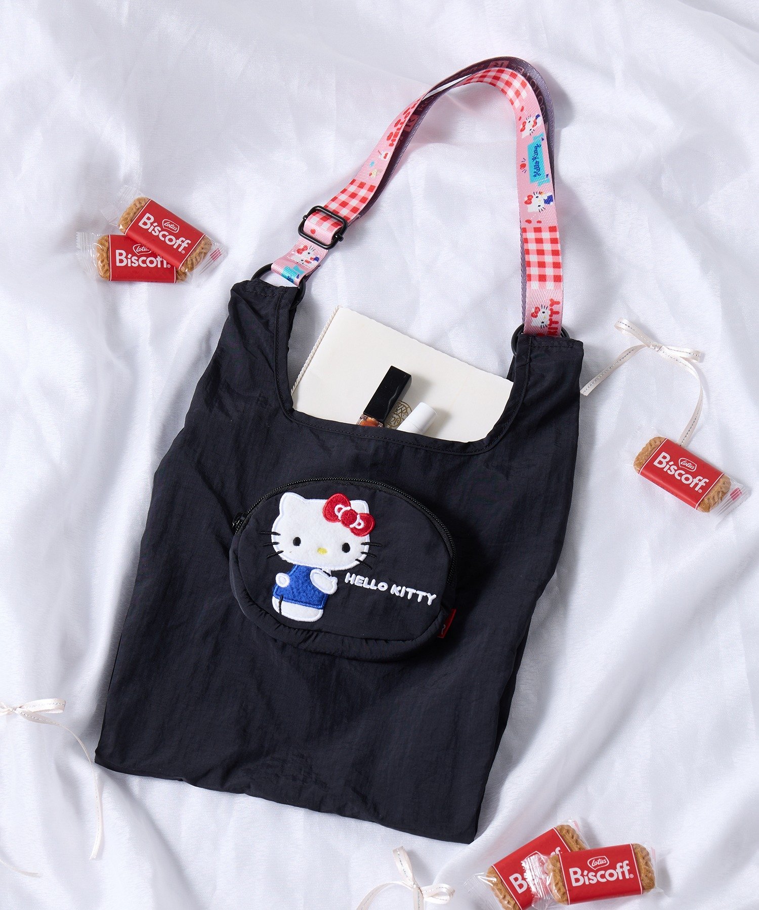 ROOTOTE ROOTOTE/IP.Rsmid.サンリオキャラクターズA ショルダーバック セットアップセブン バッグ ショルダーバッグ ブラック ブラウン