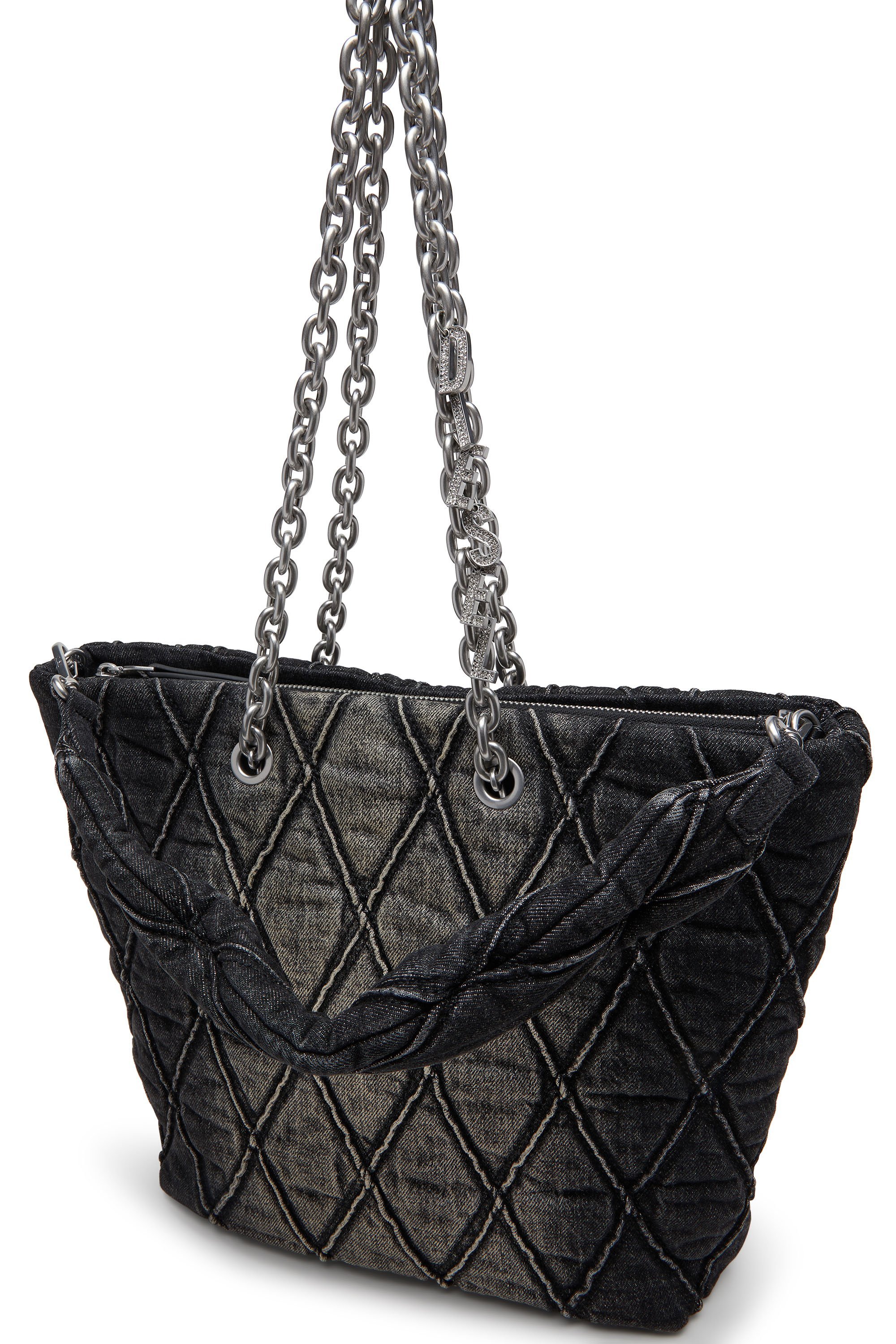 ウィメンズ ショッパーバッグ M CHARM-D SHOPPER M ディーゼル バッグ トートバッグ ブラック