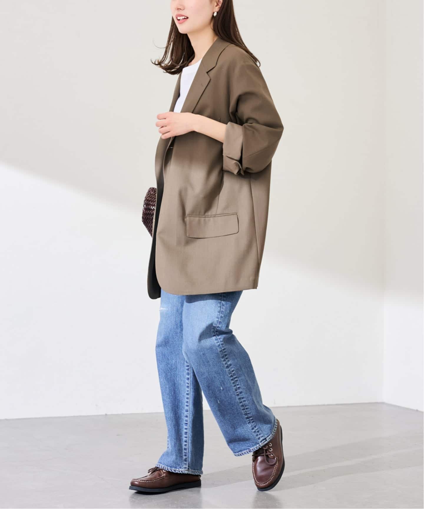 FRAMeWORK COUTURE D`ADAM/クチュールドアダム BIGJK Single Blazer Desert フレームワーク ジャケット・アウター その他のジャケット・アウター ブラウン【送料無料】