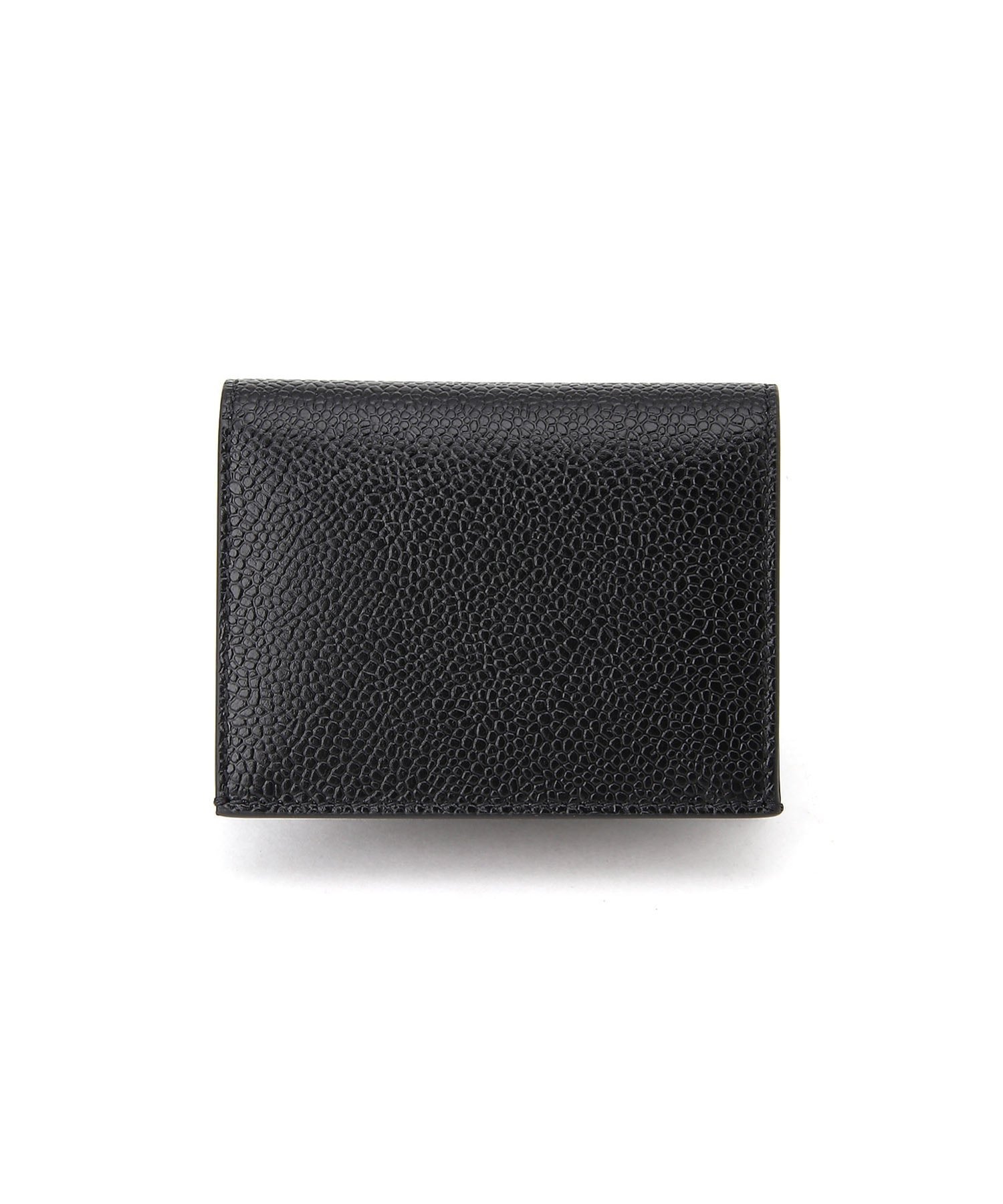 THOM BROWNE DOUBLE CARD HOLDER W/ PERFORATED HECTOR トムブラウン 財布・ポーチ・ケース 名刺入れ・カードケース ブラック【送料無料】