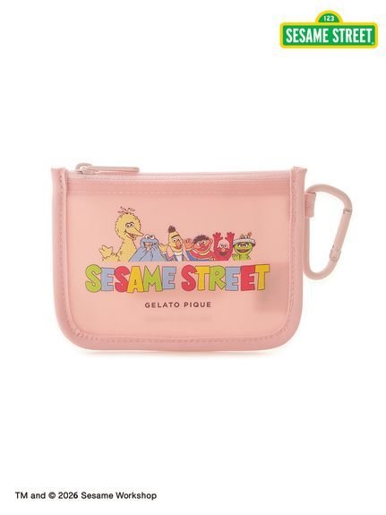 gelato pique 【SESAME STREET】ワンポイントポーチ ジェラートピケ 財布・ポーチ・ケース ポーチ ピンク【送料無料】