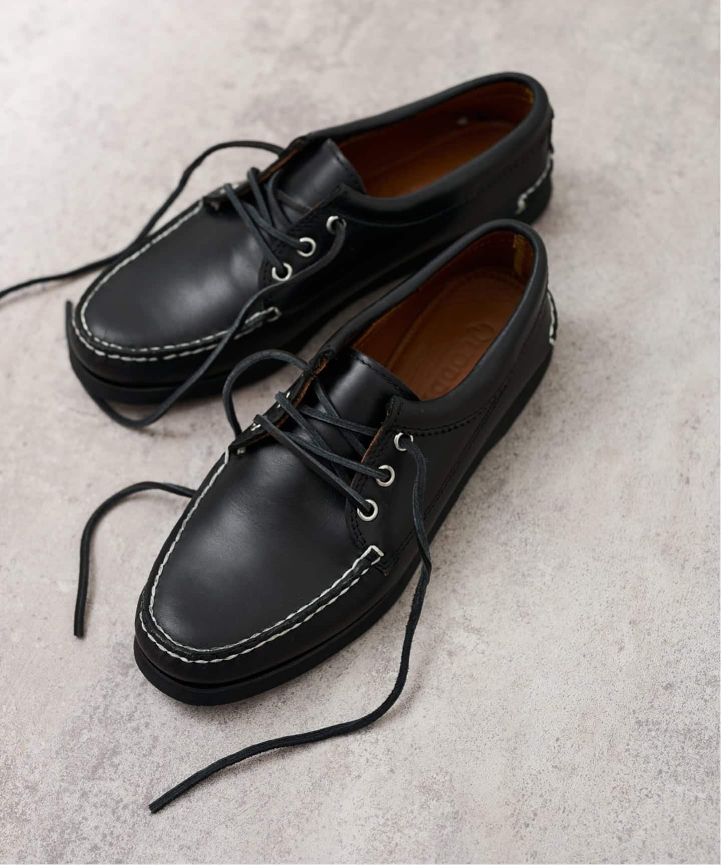 FRAMeWORK QUODDY BLUCHER デッキシューズ フレームワーク シューズ・靴 その他のシューズ・靴 ブラック