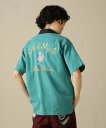 アヴィレックス 【SALE／20%OFF】AVIREX BOWLING SHIRT AGUA FRESCA / ボーリング シャツ アグア フレスカ アヴィレックス トップス シャツ・ブラウス グリーン ブラック ホワイト【送料無料】