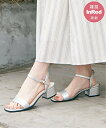 【SALE/40%OFF】ikka ワンストラップサンダル イッカ シューズ・靴 その他のシューズ・靴 シルバー ブラック