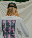 FREAK 039 S STORE Stranger Things 9photo Long Sleeve T-shirt フリークスストア トップス カットソー Tシャツ ホワイト グレー【送料無料】