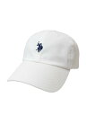 SELECT BRANDS U.S. Polo Assn./ユーエスポロアッスン ツイルローキャップ ジャックローズ 帽子 キャップ ホワイト ブラック ベージ...