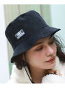 【SALE/60%OFF】THE SHOP TK 【MEI/メイ別注】リバーシブルバケットハット ザ ショップ ティーケー 帽子/ヘア小物 ハット ブラック ベージュ パープル