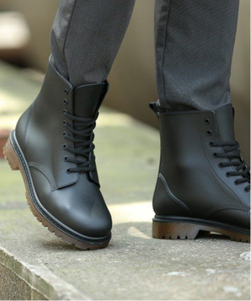 【SALE／30%OFF】aimoha MENS aimoha MENS/(M)ハイカットレインブーツ アイモハ シューズ・靴 ブーツ ブラック