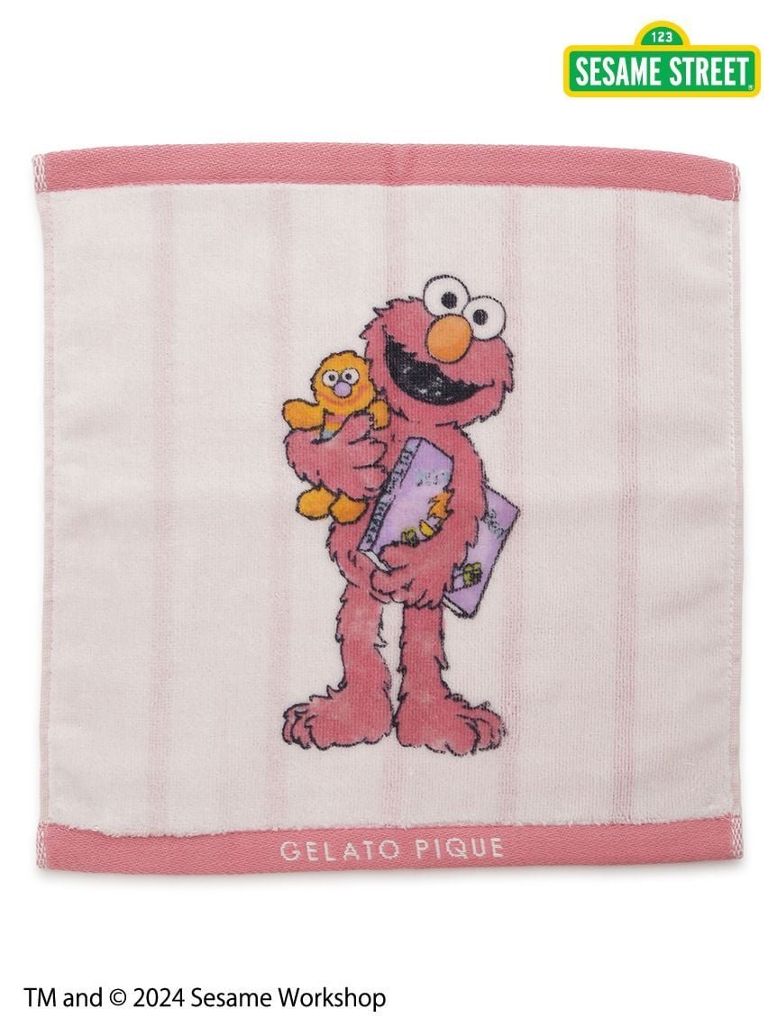 【SALE／30%OFF】gelato pique 【SESAME STREET】ハンドタオル ジェラートピケ ファッション雑貨 ハンカチ・ハンドタオル ブルー ピンク