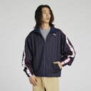 PUMA メンズ トレーニング シャドウ ストライプ ニット ジャケット プーマ ジャケット・アウター その他のジャケット・アウター ネイビー【送料無料】