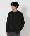 【SALE/40%OFF】BEAUTY&YOUTH UNITED ARROWS TCリネン キャンプ カラー グランデ シャツ ビューティー&ユース ユナイテッドアローズ トップス シャツ・ブラウス ブラック ホワイト【送料無料】