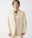 SHIPS MEN Southwick Gate Label: コットン シルク イージー ブレザー シップス ジャケット・アウター テーラードジャケット・ブレザー ベージュ【送料無料】