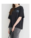 【SALE/20%OFF】Re-J&SUPURE BACKウサギ刺繍Tシャツ リジェイアンドスプル トップス カットソー・Tシャツ ホワイト