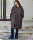 OUTDOOR PRODUCTS Usual Things ≪予約≫パデットレオパードプリントステンカラーコート アウトドアプロダクツユージュアルシングス ジャケット・アウター その他のジャケット・アウター ブラウン【送料無料】