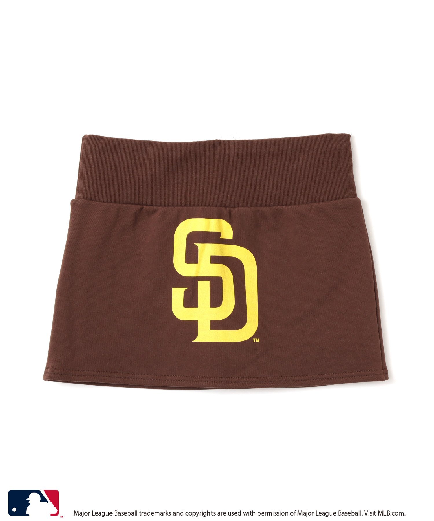 atmos pink atmos pink MLB Logo Sweat Skirt BROWN アトモス スカート その他のスカート ブラウン