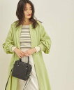 シップス コート レディース 【SALE／40%OFF】SHIPS WOMEN ＜撥水加工＞ナイロン ドロスト ロング コート ◇ シップス ジャケット・アウター ムートンコート グリーン ベージュ ネイビー【送料無料】