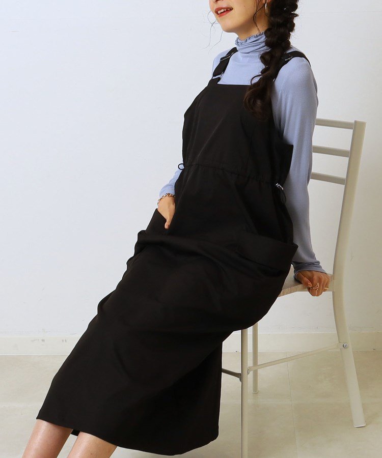 【SALE／30%OFF】SHOO・LA・RUE ドロストカーゴジャンスカ シューラルー ワンピース・ドレス その他のワンピース・ドレス ブラック ホワイト カーキのサムネイル