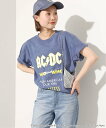 SLOBE IENA 《追加》【GOOD ROCK SPEED / グッドロックスピード】 ACDC Tシャツ スローブ イエナ トップス カットソー・Tシャツ ネイビ..