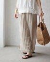 【SALE/60%OFF】Liesse ニットスカート リエス トップス ニット ブラック ベージュ【送料無料】