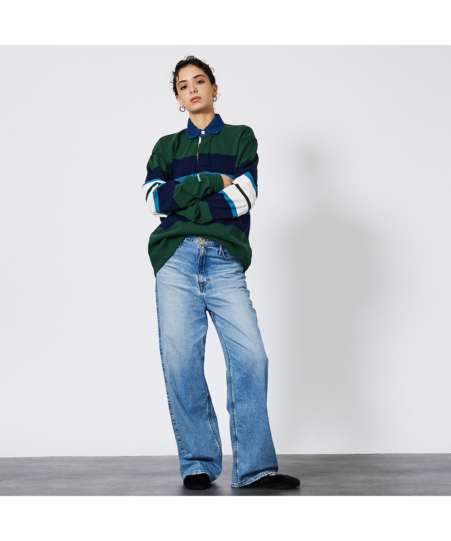 ABAHOUSE LASTWORD BARBARIAN バーバリアン クラシック ラガーシャツ-NEW FIT-B アバハウス stylife-14633670 Rakuten Fashion サンプル画像3