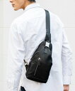【SALE/41%OFF】aroco 【イタリアンレザー】本革縦型ボディバッグ ヴィータフェリーチェ バッグ ボディバッグ・ウエストポーチ ブラック【送料無料】