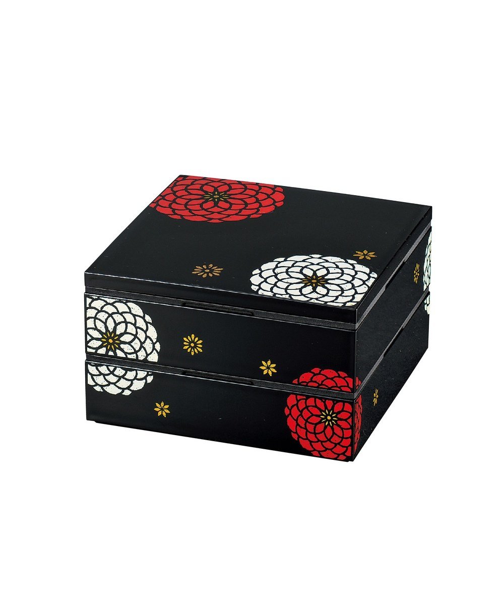 BACKYARD FAMILY 19.5角二段オードブル重 ローラ 食器・調理器具・キッチン用品 弁当箱・ランチボックス【送料無料】