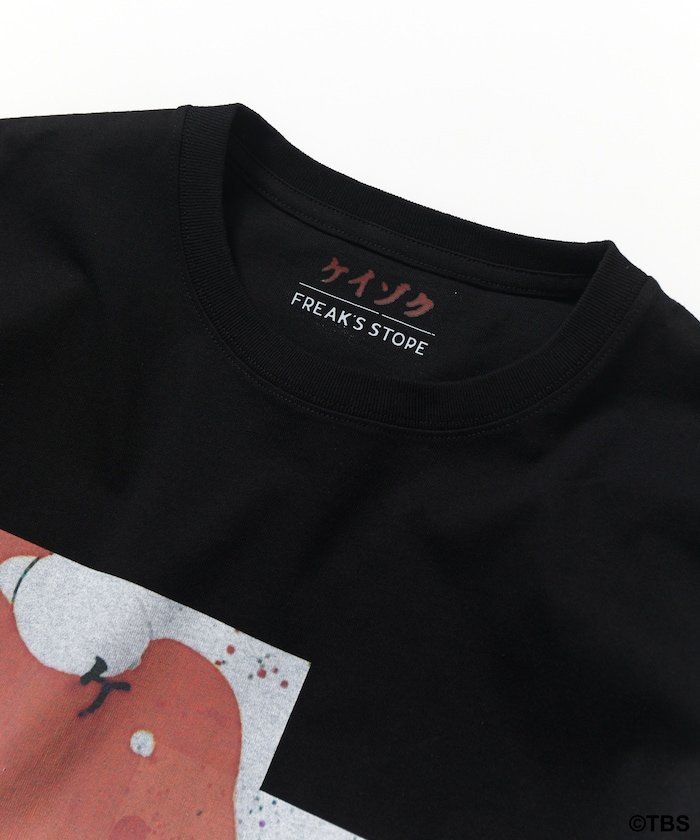 TBSドラマ『ケイゾク』コラボ 「LOGO」 コラージュアートプリント ショートスリーブ クルーネックTシャツ フリークスストア トップス カットソー・Tシャツ ホワイト ブラック