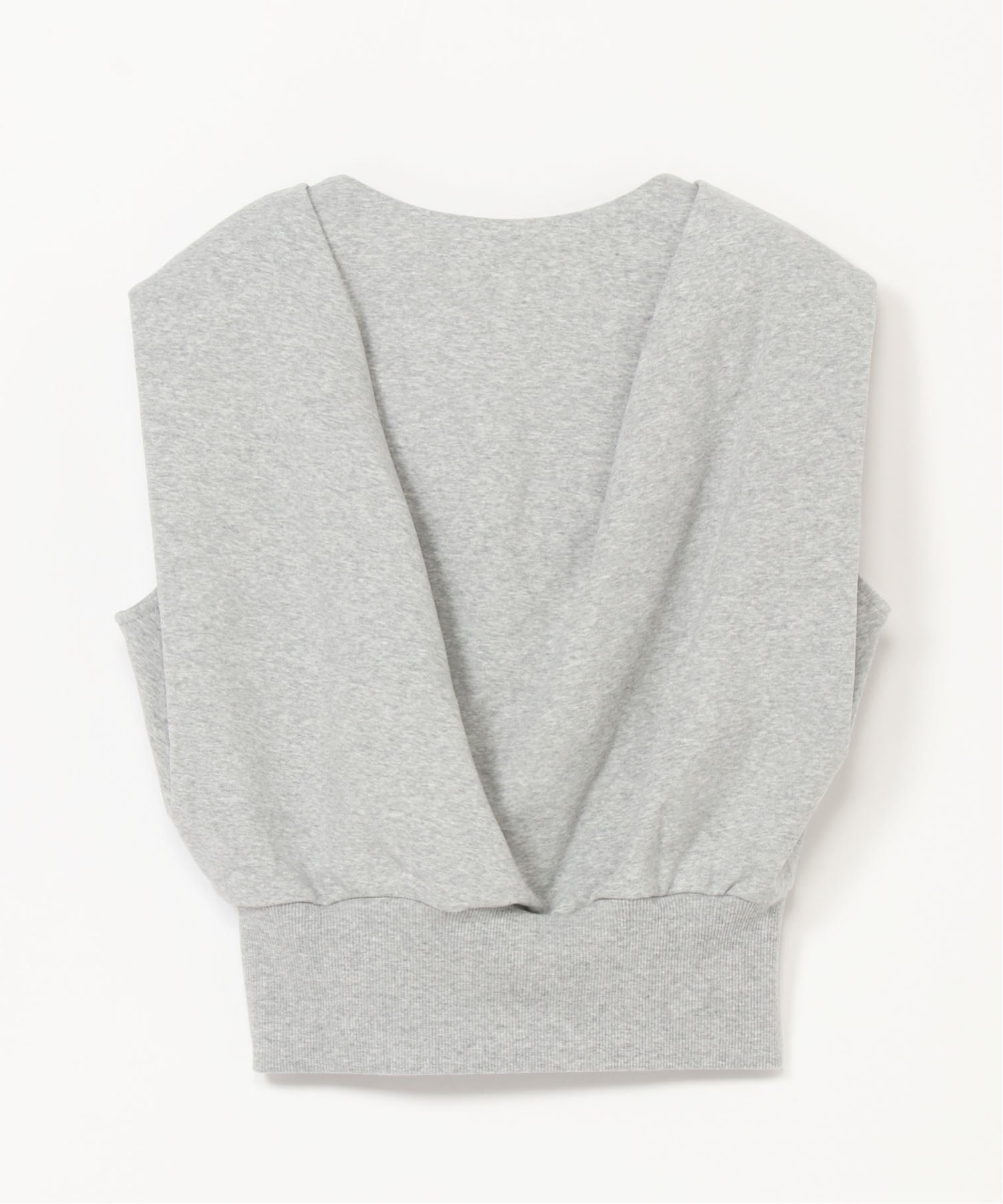 3.1 Phillip Lim (W)ドレープ スリーブレス フレンチテリートップス スリーワン フィリップ リム トップス ノースリーブ・タンクトップ ブラック グレー【送料無料】