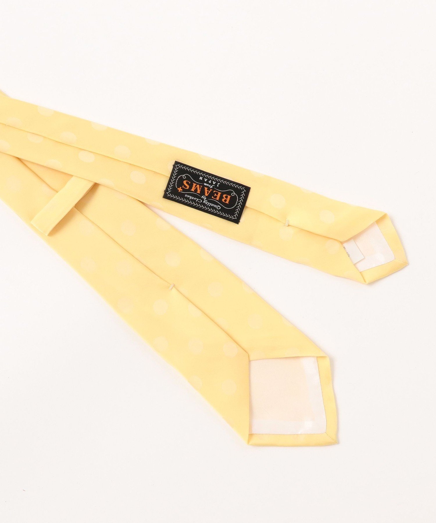 BEAMS PLUS Dot Pattern Tie ビームス メン スーツ・フォーマル ネクタイ・蝶ネクタイ イエロー ネイビー【送料無料】
