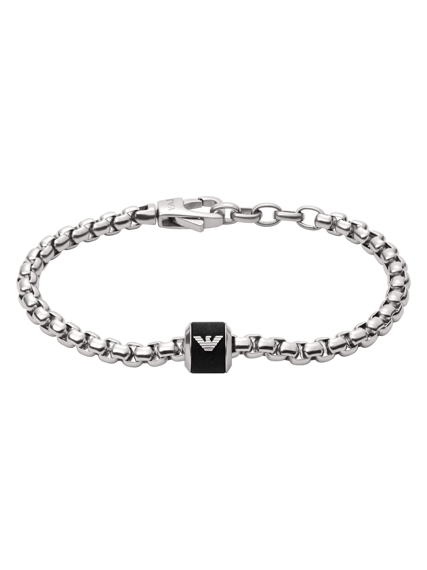 EMPORIO ARMANI Silver-Tone Bracelet EGS2911040 ウォッチステーションインターナショナル アクセサリー・腕時計 ブレスレット・バングル シルバー【送料無料】