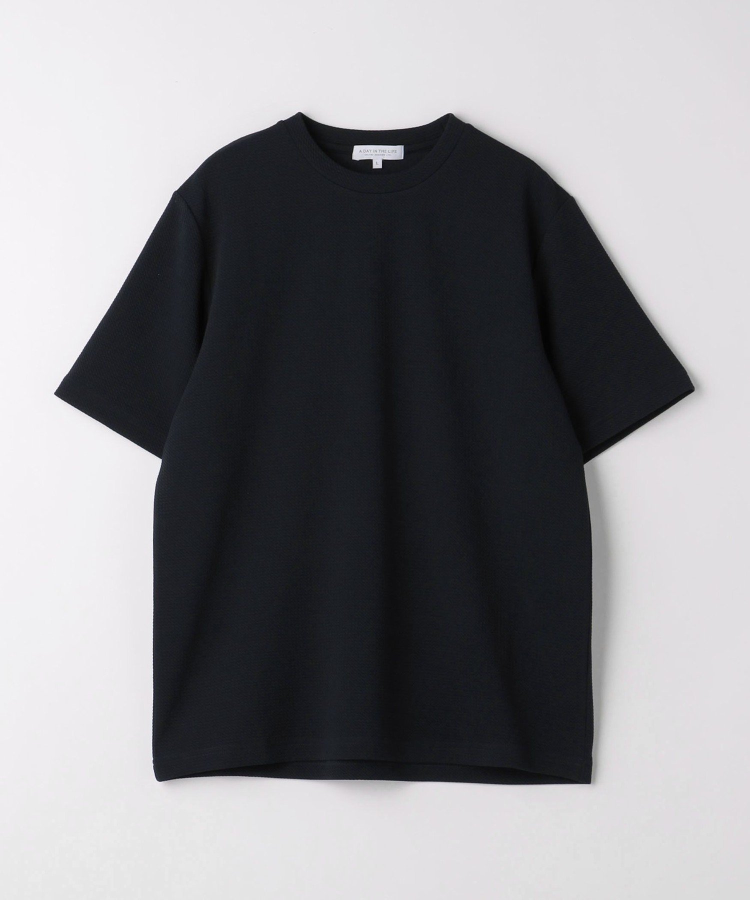 a day in the life クルーネック ワイドカットソー＜A DAY IN THE LIFE＞ ユナイテッドアローズ アウトレット トップス カットソー・Tシャツ ネイビー ホワイト