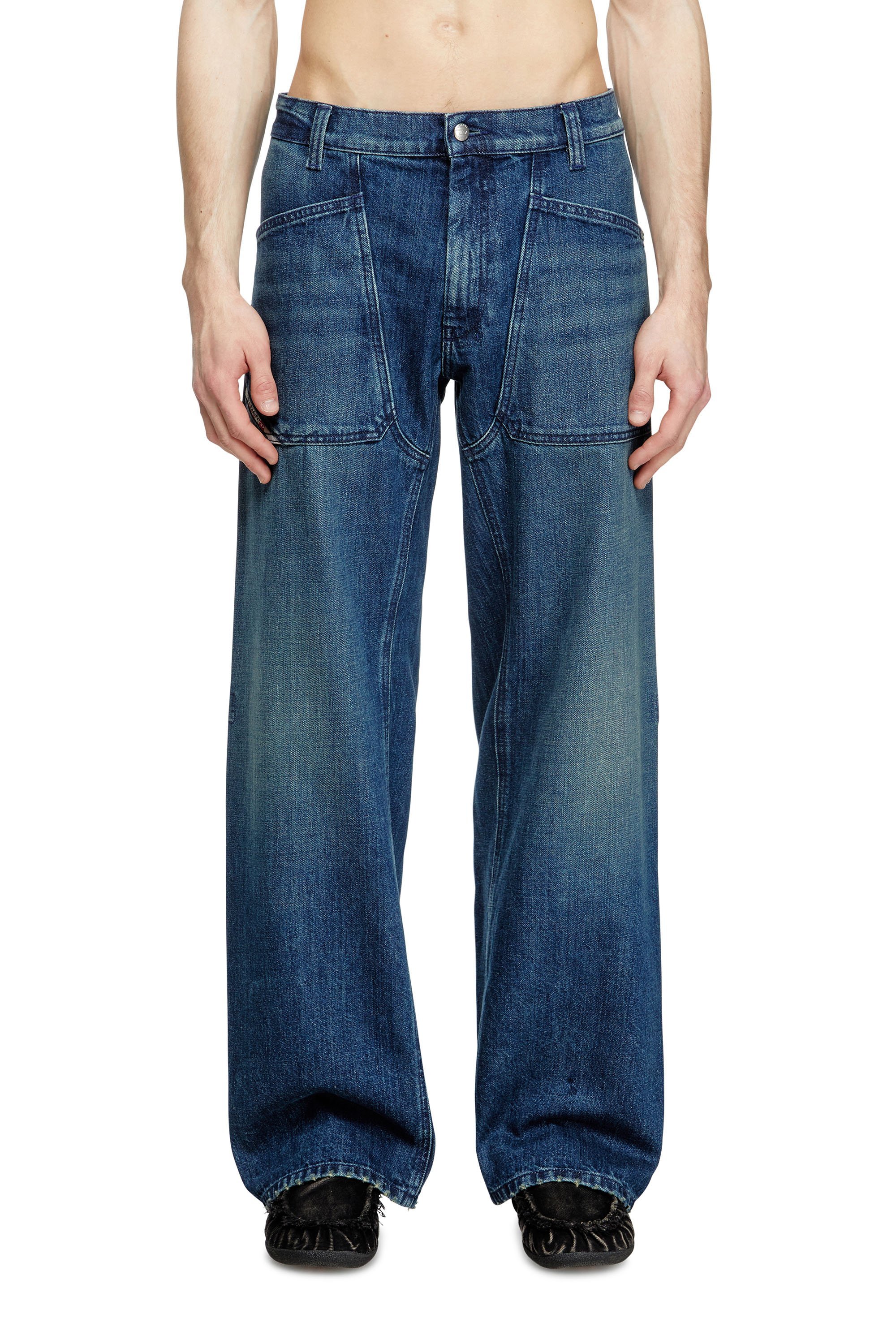 メンズ デニムパンツ RELAXED D-ZETA L.30 ディーゼル パンツ ジーンズ・デニムパンツ ブルー